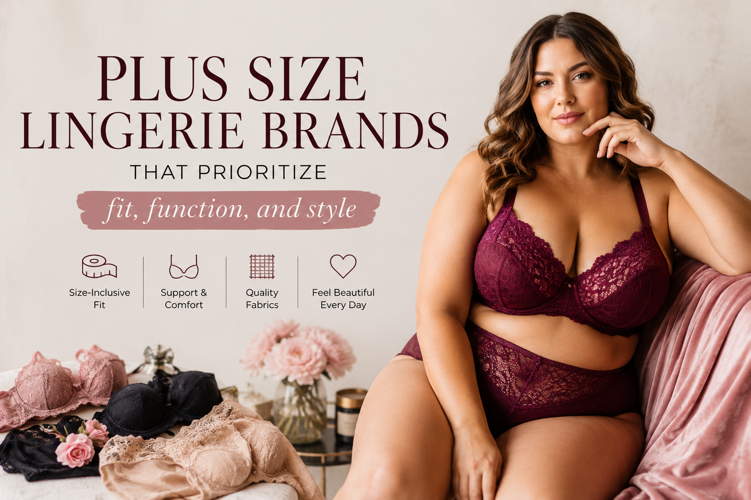 Plus Size Lingerie Brands That Prioritize Fit, Function, and Style