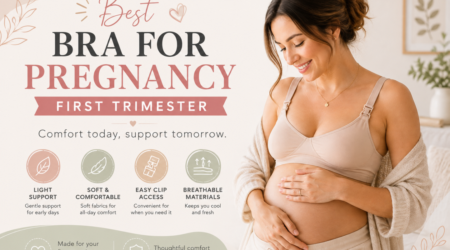 The Best Bras for the First Trimester: Comfort, Support & Room to Grow