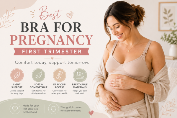 The Best Bras for the First Trimester: Comfort, Support & Room to Grow