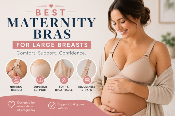 The Best Maternity Bras for Large Breasts: Tested, Supportive & Built to Grow With You